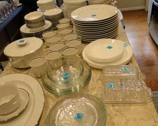 Wonderful collection of dishes, and place settings, for all occasions.