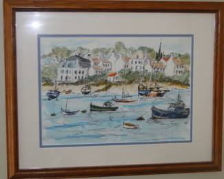 Nice splash of color in this wonderful sea scene