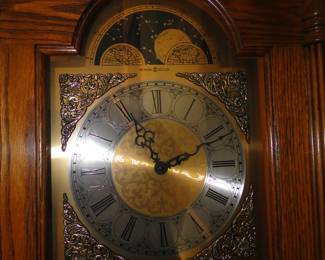 With sun and moon dial