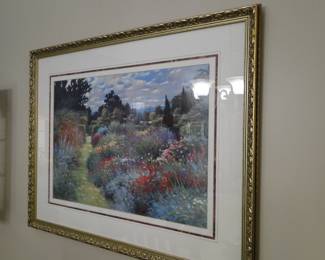 Framed nature print
