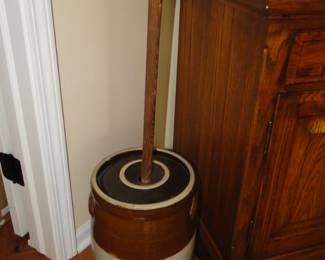 The worlds first butter maker.