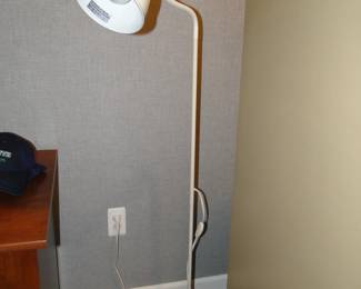 Floor lamp, for reading, or desk and craft work
