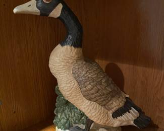 Ceramic Canadian Goose Sculpture