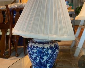 Blue/White Delft Table Lamp