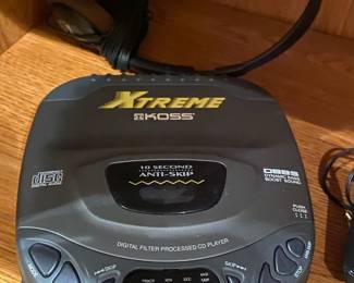 1997 Xtreme Koss Portable Compact Disc CD Personal Music Player