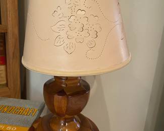Wood Table Lamp