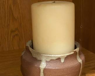 Small Brown/Cream Pottery Bowl