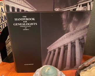 The Handybook for Genealogists: United States of America by George B. Everton, Crystal Snowball Votive/Candle Holder
