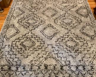 Diamond Design Shag Rug