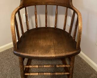 Solid Wood Captains Chair