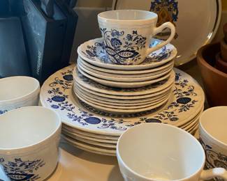 Enoch Wedgwood Blue Heritage Dinnerware Set
