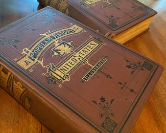 Four Volumes of Illustrated A Popular History of the United States