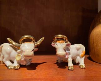 Angel Cows Salt and Pepper Shakers