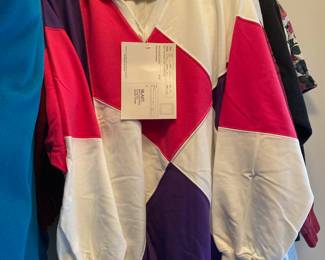 1990's Blast Color Block Sweater - Size 2X