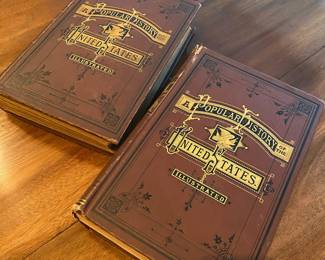 Four Volumes of Illustrated A Popular History of the United States