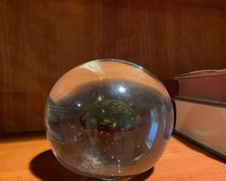 Glass Art Paperweight