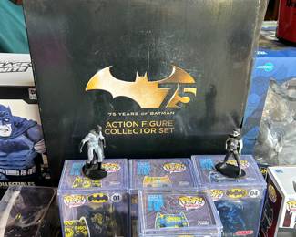 Batman collectibles.