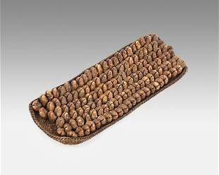 Old Kuba Cowrie Tribal Bar Bracelet