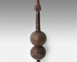 Luba Seed Pod Tribal Rattle
