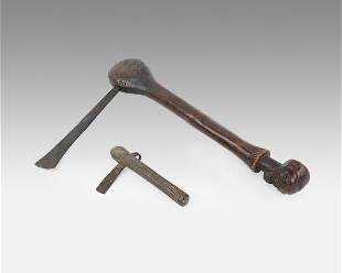 Songye Luba Ceremonial Axe