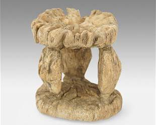 19th Dogon Wood Stool