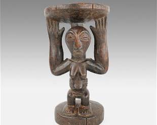 Luba Lupona Caryatid Stool