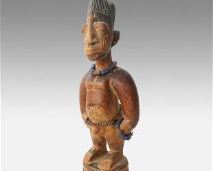 Yoruba Ibeji Carved Statue