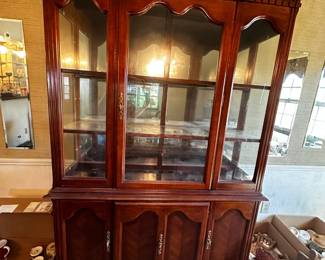 82 x 54.5 x 16.5 China Cabinet.  Asking for offers over 40
