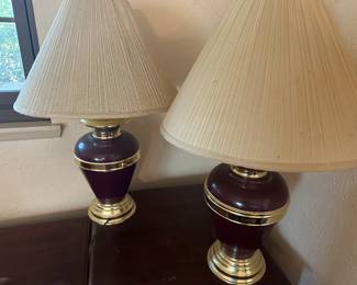Two lamps - price negotiable