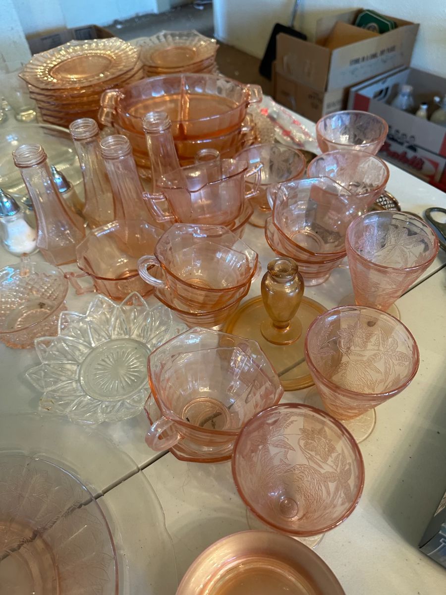 Depression Glass - $10 each, will negotiate bulk purchase over 10 items. 