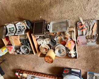 Assorted kitchenware and other items, pricing negotiable. 