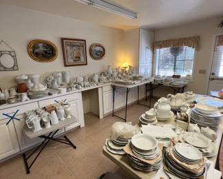 Original artwork and blank ceramics 