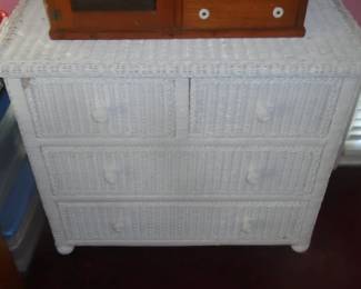 WICKER CHEST