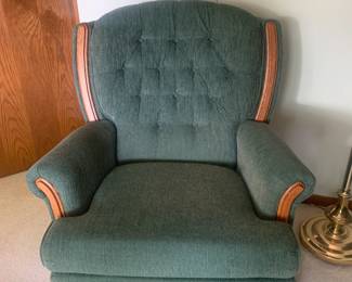 Set of 2 arm chairs, kelly green