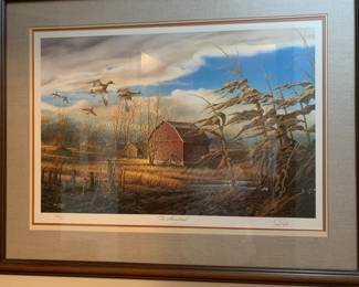 Signed Terry Redlin print - SOLD