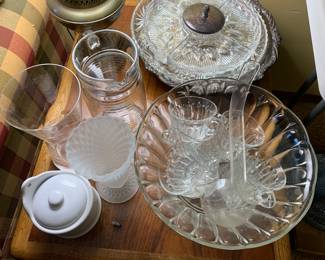 Crystal serveware