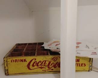 Vintage coca cola box