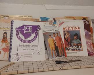 Sewing and crocheting magazines and patterns