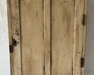 SMALL PAINTED SINGLE CUPBOARD 