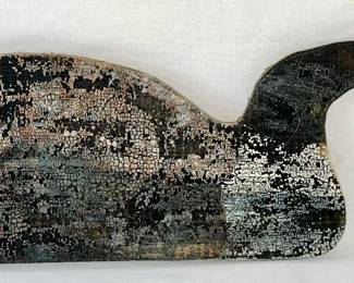 VINTAGE WOODEN CUT-OUT CANADIEN GOOSE SILHOUETTE DECOY FIGURE 