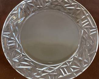 Tiffany crystal charger