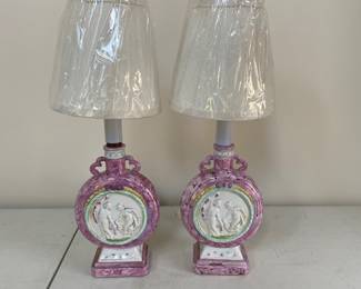 Vintage "bottle" lamps