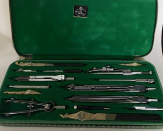 Vintage Faber Castle drafting set