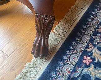 Antique flip top card table