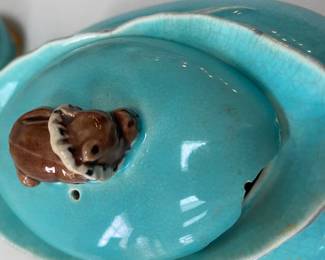 Antique Wedgwood majolica tea set