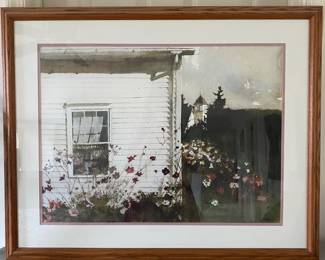 Andrew Wyeth print "Around the Corner"