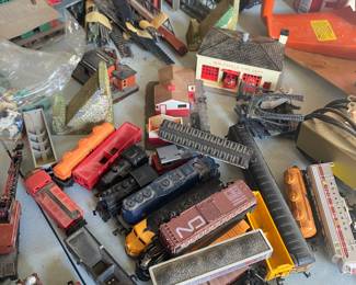 Assorted trains