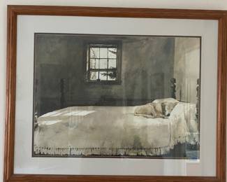 Andrew Wyeth print "Master Bedroom"