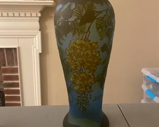Reproduction Galle vase