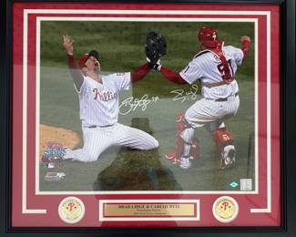 Signed Phillies photo